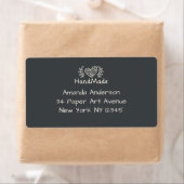 Handgefertigt von handwerklichem Herzen Chalkboard (Insitu)