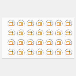 Handgefertigt von Ihrem Namen Nähmaschine eisenfes Etiketten