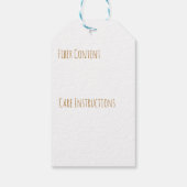 Handgefertigt von Individuelle Name Knitting und C Geschenkanhänger (Rückseite)