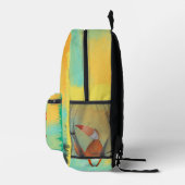 Handgefertigte Aquarellbilder Bedruckter Rucksack (Rechts)