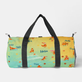 Handgefertigte Aquarellbilder Duffle Bag