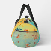 Handgefertigte Aquarellbilder Duffle Bag (Rechts)