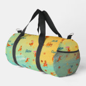 Handgefertigte Aquarellbilder Duffle Bag (Rechte Ecke)