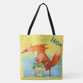 Handgefertigte Aquarellbilder Tasche