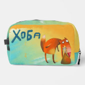 Handgefertigte Aquarellbilder Waschbeutel (Vorderseite)