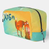 Handgefertigte Aquarellbilder Waschbeutel (Rechte Ecke)