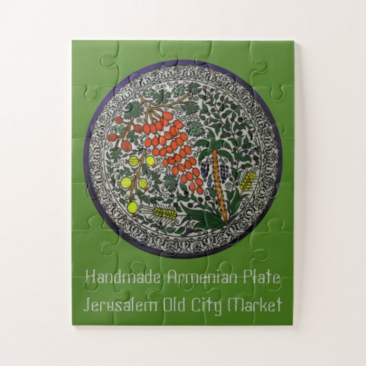 Handgefertigte armenische Keramik Puzzle (Vertikal)