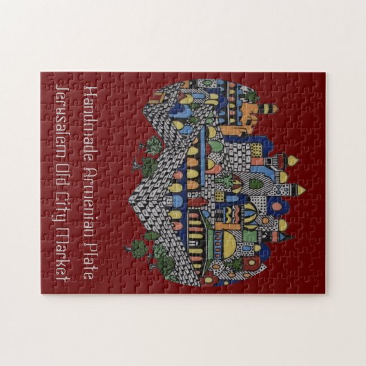 Handgefertigte armenische Keramik Puzzle (Horizontal)