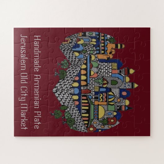 Handgefertigte armenische Keramik Puzzle (Horizontal)