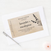 Handgefertigte Aromatherapie Essential Oil Kraft B Rechteckiger Aufkleber (Umschlag)