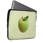 Handgefertigte Autos Green Crochet Green Apple Cra Laptopschutzhülle (Vorne Rechts)