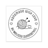 Handgefertigte Ball aus Spinngarn mit Liebe 1 Permastempel (Design)