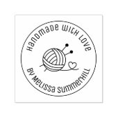 Handgefertigte Ball aus Spinngarn mit Liebe 1 Permastempel (Design)