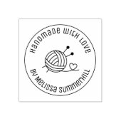 Handgefertigte Ball aus Spinngarn mit Liebe 2 Gummistempel (Prägung)
