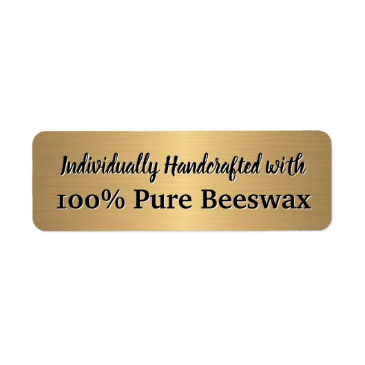 Handgefertigte Bienenwachskandale (Vorne)