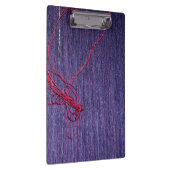 Handgefertigte blauthailändische Seide mit rotem T Klemmbrett (Rechts)