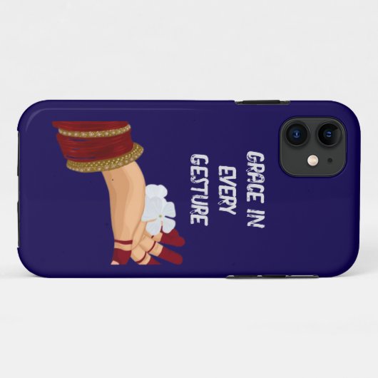 Handgefertigte Blumenklauseln Case-Mate iPhone Hülle (Rückseite (Horizontal))