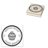 Handgefertigte Briefmarke aus Kautschuk Gummistempel (Stempel)