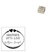 Handgefertigte Briefmarke aus Kautschuk Gummistempel (Stempel)