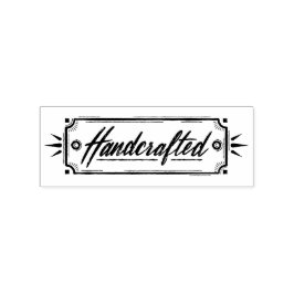 Handgefertigte Briefmarke aus Labelkautschuk Gummistempel