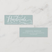 Handgefertigte Chipskriptkarte Mini Visitenkarte (Vorne/Hinten)