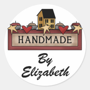 Handgefertigte / Crafter-Sticker für SRF Runder Aufkleber