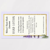 Handgefertigte Cremezusätze, wasserdicht, Produktk Etiketten (Design 1)