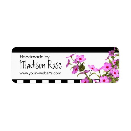 Handgefertigte Etiketten (Vorne)