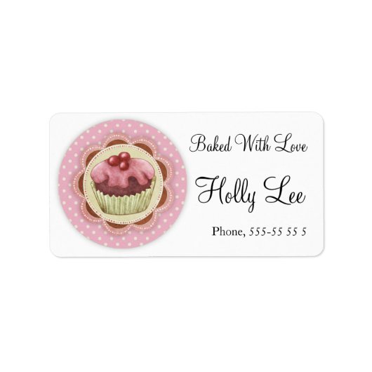 Handgefertigte Etiketten Adressaufkleber (Vorne)