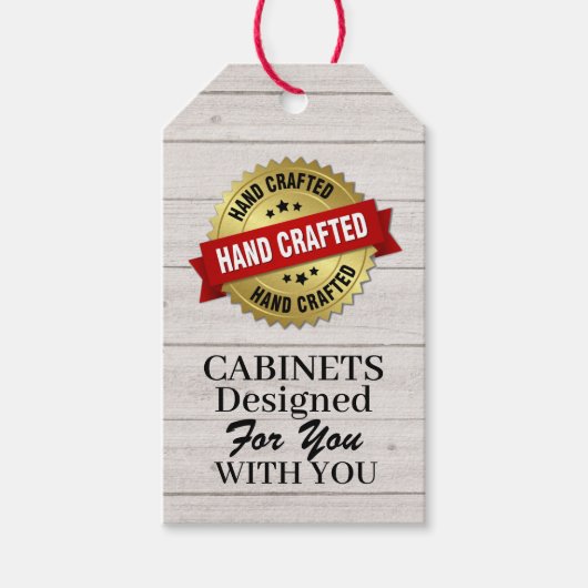 Handgefertigte Geschenkmarke Geschenkanhänger (Vorderseite)