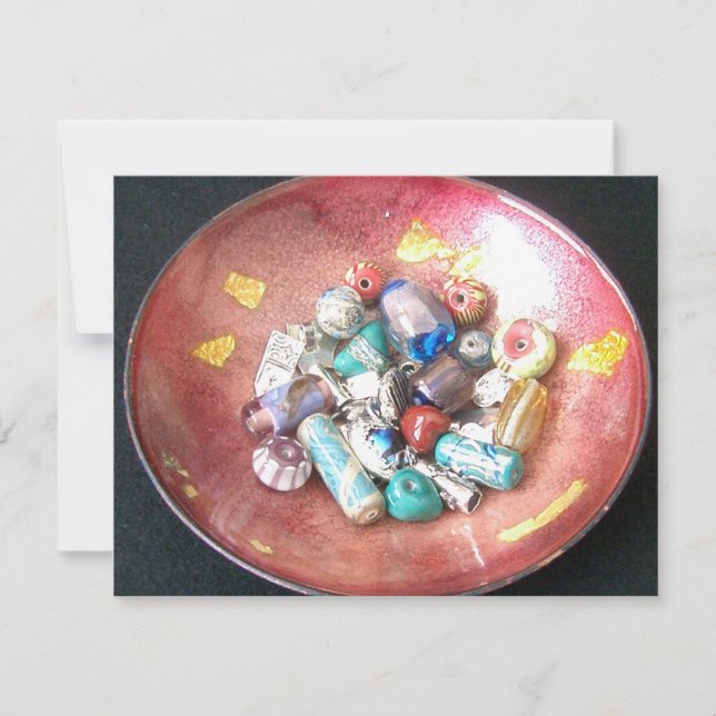 Handgefertigte Glasperlen (Vorderseite)