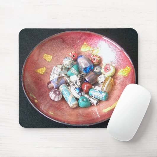 Handgefertigte Glasperlen Mousepad (Mit Mouse)