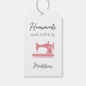 Handgefertigte, handgefertigte, handgefertigte, ha geschenkanhänger (Vorderseite)