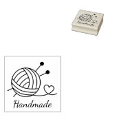 Handgefertigte Handschuhe aus Spinngarn Gummistempel (Stempel)