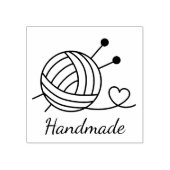 Handgefertigte Handschuhe aus Spinngarn Gummistempel (Prägung)
