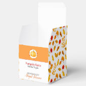 Handgefertigte, hausgemachte Pumpkin-Gewürz-Bombe- Geschenkschachtel (Geöffnet)