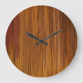 Handgefertigte Holzuhren Große Wanduhr (Vorderseite)