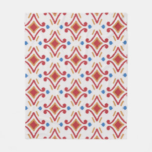 Handgefertigte Ikat-Gewebe, ethnisch nahtlos. Fleecedecke