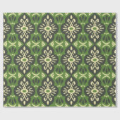 Handgefertigte Ikat-Gewebe. Ethnische nahtlose Mus Geschenkpapier (Flach)