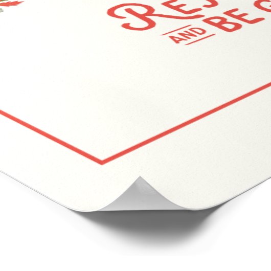 Handgefertigte Illustrationen Poster (Ecke)