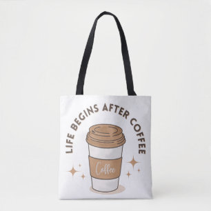 Handgefertigte Kaffeebecher Tasche