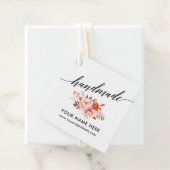 Handgefertigte Kalligraphie Wasserfarbenkoralle Geschenkanhänger (Beispiel)