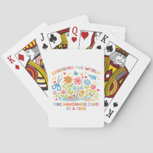 Handgefertigte Kartenmacher Papierhandwerk Hobby Spielkarten