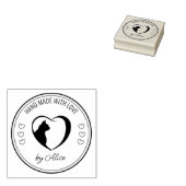 Handgefertigte Katze mit Liebe Gummistempel (Stempel)