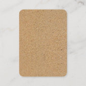 Handgefertigte Kleinunternehmen mit Lieben-Einstec Mitteilungskarte (Rückseite)