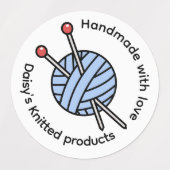 Handgefertigte Knetformen Personalisiert Etiketten (Design 1)