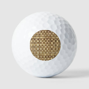 Handgefertigte Körbe Nahtlose Textur Golfball