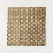 Handgefertigte Körbe Nahtlose Textur Wandteppich (Vorderseite (Horizontal))