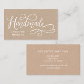 handgefertigte Kraftwaschkarte Visitenkarte (Vorne/Hinten)