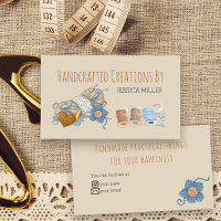 Handgefertigte Kreationen Garne Vintage Creme nähe